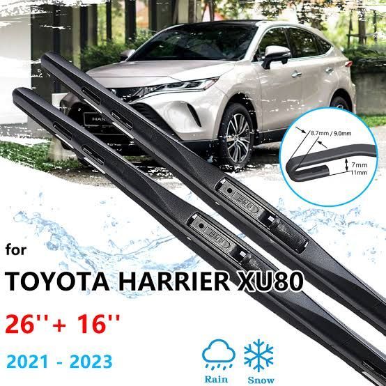 Toyota Harrier Wiper Blade Size 16" & 26"