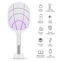 2 in 1 Mosquito Lamp With LED Light & Charging Stand USB Rechargeable Mosquito Killer Racket. Home Rechargeable Mosquito & Flying Insect Killer Racket. 