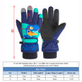 Thicken Baby Winter Gloves Coral Fleece Waterproof Child Ski Gloves Snowboard Outdoor Sports Kids Snow Mittens for Girls Boys.