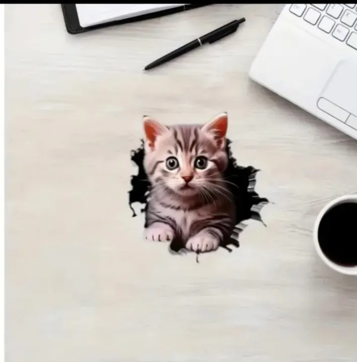 1pc%203D%20car%20sticker%20cute%20cat%20cat%20personalised%20block%20body%20scratch%20car%20motorbike%20SUV%20window%20laptop%20universal%20decoration%20sticker%20-%20Image%203