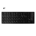 Korean- English letters Keyboard Sticker. 
