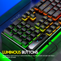 RGB Gaming Keyboard and Mouse and Headphones Combo with FREE Mousepad in Low price ~ Mechanical Feeling Gaming Key Board with 7 light RGB Gaming Mouse ~ Wired Keyboards for Mobile Gaming, Pubg, Laptop, PC, Minecraft, Xbox - 112 Keys - By FunBug. 