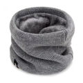 Warm Knitted Scarf Thickened Plush Windproof Winter Neck Gaiter Cold-proof Outdoor Sport Skiing Running Men Women Tube Scarf. 
