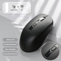 2.4G Bluetooth-compatible Wireless Mouse 500mAh Ergonomic Rechargeable Power Display Office Home Laptop Desktop Computer Mouse. 