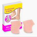 Silicone Gel Heel Pad Socks. 