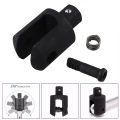 1/2 Inch Replacement Knuckle Breaker Bar Head Kit Strong Power Bar Head 1/2F Rod Socket Wrench F-type Strong Lever Steer Handle.