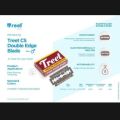Original Treet Red Blade 200 Carbon Street Double Edge Blades (20 Box 200 Blades) / Blade / Long Time Useful / With Affordable Price. 