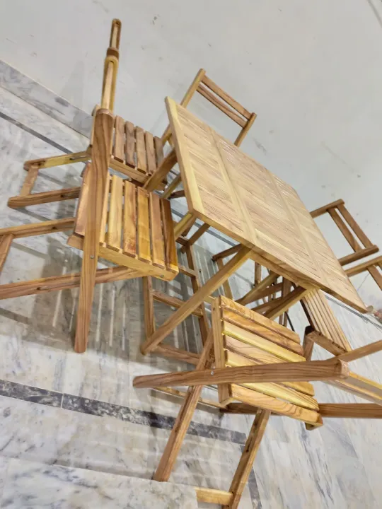 Dining%20Table%20With%20Chairs%20(%20Convertable%20To%20Study%20Table%20And%20PC%20Table%20)%20-%20Image%205