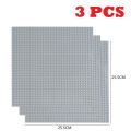 3Pcs Bricks Base Plate 32x32 32x16 Dots Classic Building Blocks Base Plate MOC Small Size Baseplate for City Figures Children. 