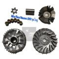 (Mio/fino/ NOUVO-MX) front belt drive wheel set, large bowl, original pellet bowl + nut + Bush + patch with + propeller plate (large set) Z. 