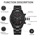 New CHEETAH Watches for Men Top Brand Luxury Fashion Business Quartz Men’s Wristwatch Stainless Steel Waterproof Sports Clock. 