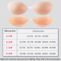 Reusable front button chest patches, silicone invisible strapless self-adhesive breast patches, women's underwear accessories.