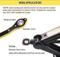Universal Car Jack Ratchet Wrench|360 forward and reverse knob Labor-Saving design|Scissor Jack Lift Speed Handle Tool|Jack Lug Handle Tool|Tire Wheel Jack Wrench. 