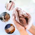 3/1Pcs Exfoliating Mesh African Net Bath Sponge Washcloth for Shower Skin Smoother Loofah Bast Wisp for Body Scrubber djampe. 