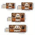 VIKAMA Halloween Pumpkin Ghost Carpet Kitchen Rug Bathroom Carpet For Live Room Sofa Carpet Doormat rmat Bedside Rugs Home Decor. 