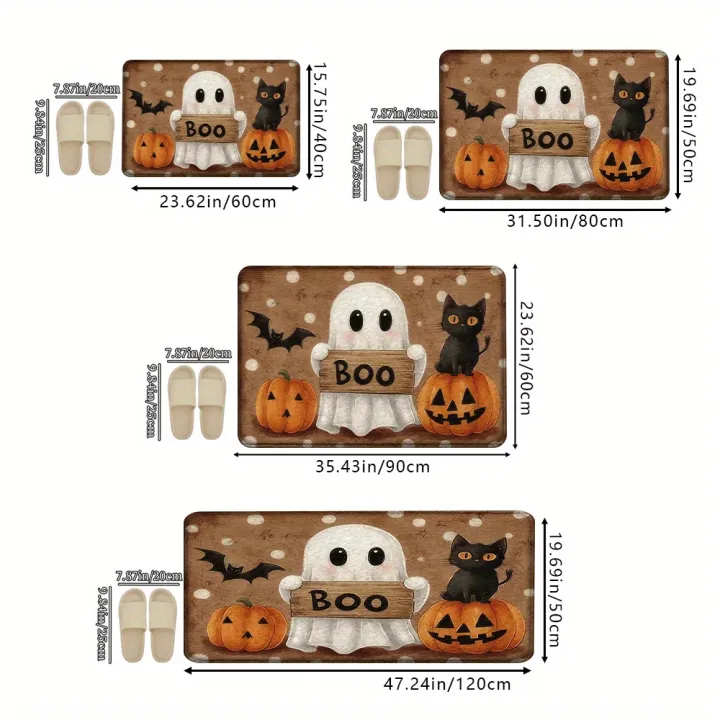 VIKAMA%20Halloween%20Pumpkin%20Ghost%20Carpet%20Kitchen%20Rug%20Bathroom%20Carpet%20For%20Live%20Room%20Sofa%20Carpet%20Doormat%20rmat%20Bedside%20Rugs%20Home%20Decor%20-%20Image%207