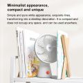 XIAOMI Mijia Portable Desk Fan USB Rechargeable Handheld Mini Electric Fans Cordless Air Cooling Small Fan 4 Gears Speed. 