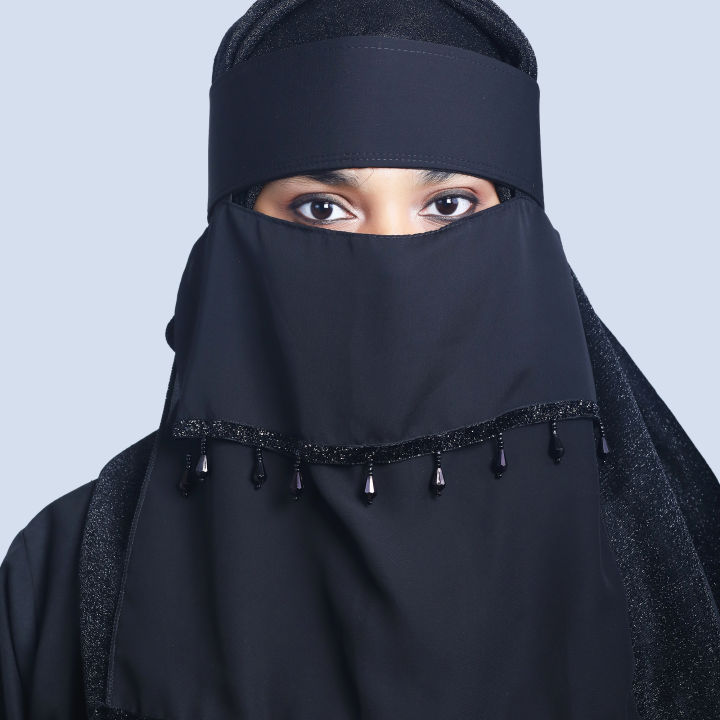 Stylish%20Double%20Layer%20Niqab%20with%20Sequins%20&%20Beads%20%7C%20Adjustable%20Elastic%20%7C%20Trendy,%20Comfortable,%20Easy-to-Wear%20Design%20for%20Women%20-%20Image%202