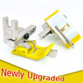 New Computerized Flatbed Sewing Machine with Adjustable Plastic Knife Press Foot Oxford Edge Guide for Straight Stitch Line Pres.