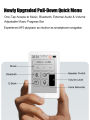 FAMUE BF07 E-Ink MP3 Player 2.7" Display Mini E-Book Reader No Blue Light Eye Protection Bluetooth 5.4 FM Radio Voice Recorder.