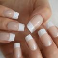 12 pcs/ box pre glued nails, acrylic nails, french presson nails,nails for girls beautiful, nail art for girls. 