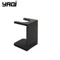 Shaving Brush Holder YAQI Black Acrylic mens Shaving Brush And Razor Stand. 