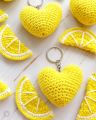 fruits keychains,strawberry lemon kiwi watermelon keychains. cute handmade crochet fruits keychains for kids,girls,women. stylish bag charms. 
