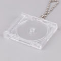 DIY Mini CD Case Key Chain 1 PCS Blank Album Backpack Hanging Decor Keychain Pendant.