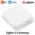 Tuya Smart Life Multi-mode Gateway Smart Home Automation Hub ZigBee WiFi Bridge Bluetooth Mesh Voice Control for Alexa . 