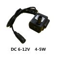 Mini Water Pump 3-9V USB plug 12V Hydroponic Cooling Circulating Aquarium Pet Drinking Water Silent Brushless Submersible Pump. 