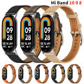 Leather Strap for Mi Band 10 9 8 Smart Bracelet Small Wrist Band Girls Women Band for Xiaomi Smart Band 8 9 10 Wristbands. 