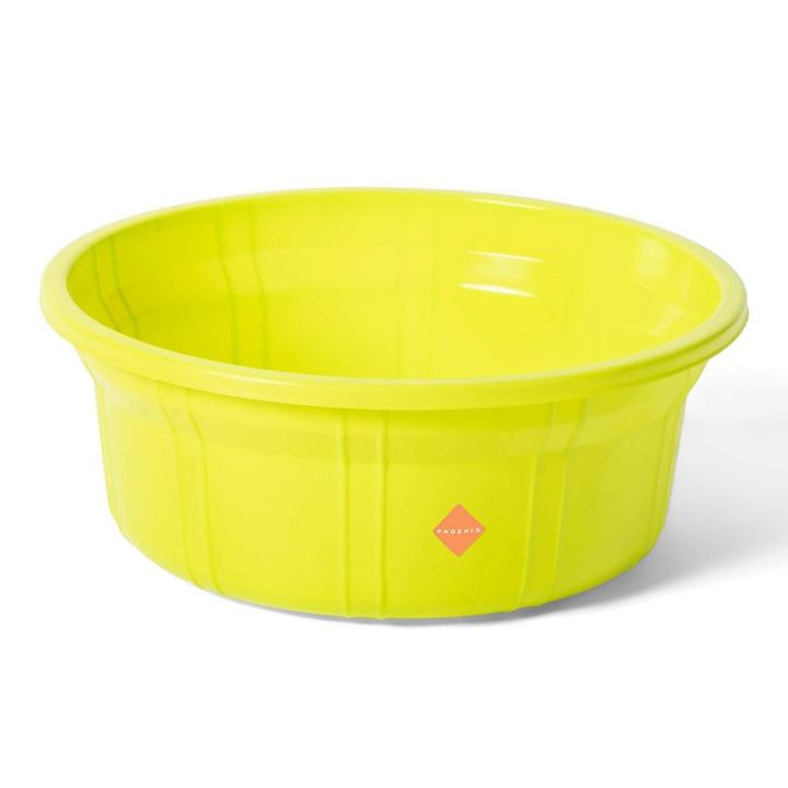 Phoenix Basin -28L,51cm Diameter,20cm Height,350g,Perfect for cleaning floors, hand washing laundry,food make & more. Extremely multi-purpose and durable.,Quality plastic material, No break and pade for light,