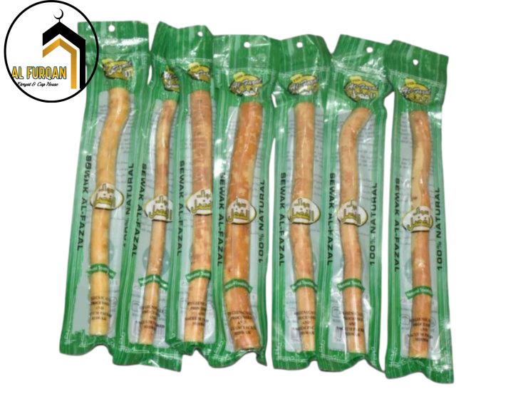 SIWAK AL-FAZAL Peelu Miswak 8'' Pack of 4