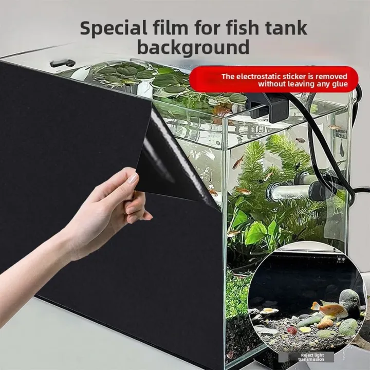 Black%20Aquarium%20Background%20Static%20Cling%20Fish%20Tank%20Backdrop%20PVC%20Film%20Shading%20Blackout%20Wallpaper%20Removable%20No%20Glue%20Waterproof%20Decor%20-%20Image%206