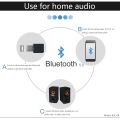 USB Wireless Audio Adapter Bluetooth 5.0 Stereo 3.5MM Aux For PC Bluetooth Speaker Laptop Car Bluetooth Handless Earphone Kit. 