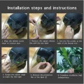Motorcycle Helmet Waterproof Lens Film, Universal Rain & Fog Protection Film Transparent Lens Sticker Helmet Anti Fog Film Visor. 
