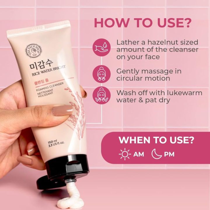 The%20Face%20Shop%20Rice%20Water%20Bright%20Facial%20Foaming%20Cleanser%20-%20Image%207