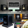 Studio Monitor Speaker Base Acoustic Isolation Sponge Pads for 1 Pair,Speaker Pads Super Anti-vibration. 