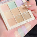 9-Color Flawless Concealer Palette - Waterproof, Sweatproof, Full Coverage - Corrects Spots, Acne, Dark Circles, Tear Grooves -. 