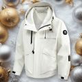 Men's Single Outdoor Windbreaker Jacket Autumn Sports Coat Casual All-match Mountaineering Suit Hooded Waterproof Jackets Men. 
