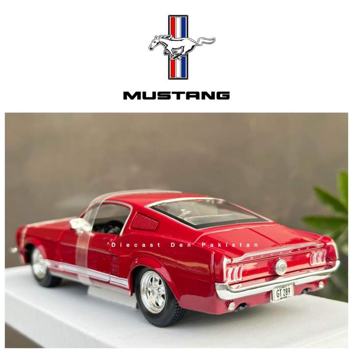 1967%20Ford%20Mustang%20GT%201/24%20Diecast%20Model%20Car%20-%20Maisto%20-%20Image%203