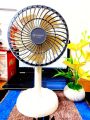 JY Super-2218; long lasting backup time with moving System (10 hours plus); 3 Hi-tech rechargeable Li-Ion Battery; High quality Soundless Rechargeable & Charger fan;; 4000 mah Battery: AC/DC Fan.