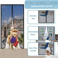 Magnet Screen Doors, Summer Punch-free Self-adhesive Screen Doors, Mosquito Repellent Magnetic Curtain, Easy To Install.