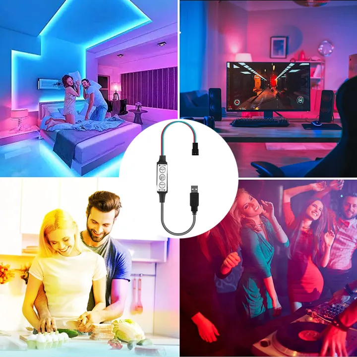USB%203%20Keys%20WS2811%20WS2812B%20Controller%205V%203pin%20Pixel%20LED%20Light%20Strip%20Controler%20Dream%20Color%20Module%20Tape%20Lights%20with%20JST%20Connector%20-%20Image%205