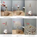 Crystal Lamp Bedroom Light Luxury Romantic European Home Warm Wedding Simple Modern Creative Wedding Room Bedside Lamp.