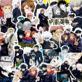 10/30/80pcs Cartoon Jujutsu Kaisen Stickers DIY Laptop Skateboard Kids Cool Sticker Itadori Yuji Satoru Gojo Anime Decal Toys.