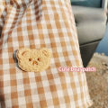 1PC Universal Car Sun Shade Curtains Cute Cartoon Bear Car Styling Rear Side Window Windshield Sunshade Protect Window Curtains.