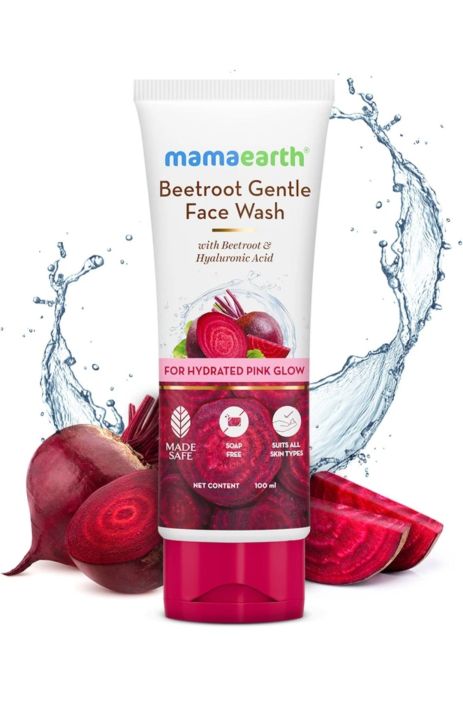 Mamaearth%20Beetroot%20Gentle%20Face%20Wash%20And%20Hyaluronic%20Acid%20For%20Hydrated%20Pink%20Glow%20100%20ml%20Non-Drying%20-%20Image%206