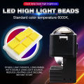 Matrix Bi-led Lens 1.5 Inch Car Motorcycle LED Headlight Projector Kit Hi-Lo Lights H4 H7 9005 9006 Headlamp Auto Accessories. 
