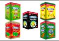 Hilal Candees 5 flavores boxes 70 pcs each box, churan chatni, hajmula, super sour, Amrus,  pan pasand flavores. 
